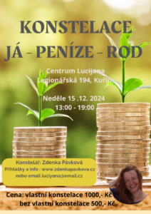 RODINNE KONSTELACE 8 - Konstelace Já - Peníze - Rod - Zdenka Pavková